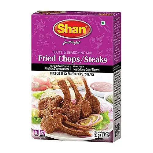 Shan - Fried Chops/Steak Seasoning Mix (50g) - Spice Packets for Spicy Fried Meat by SHAN