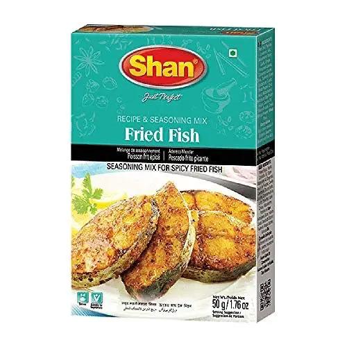 Shan - Fried Fish Seasoning Mix (50g) - Spice Packets for Spicy Fried Fish by SHAN