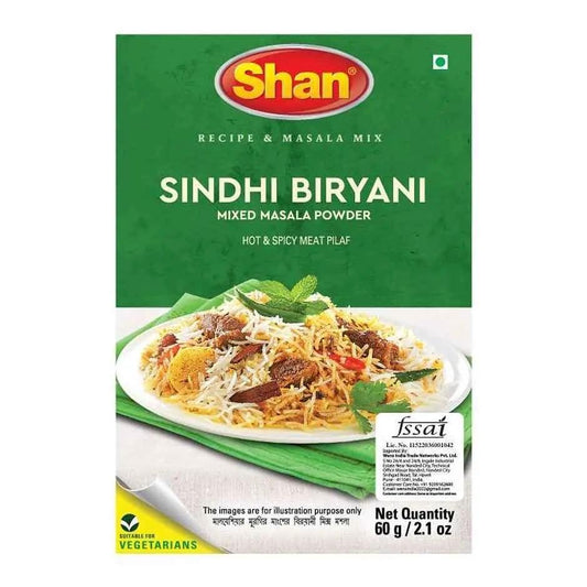 Shan Sindhi Biryani Mixed Masala powder 60g (Pack of 2) by SHAN