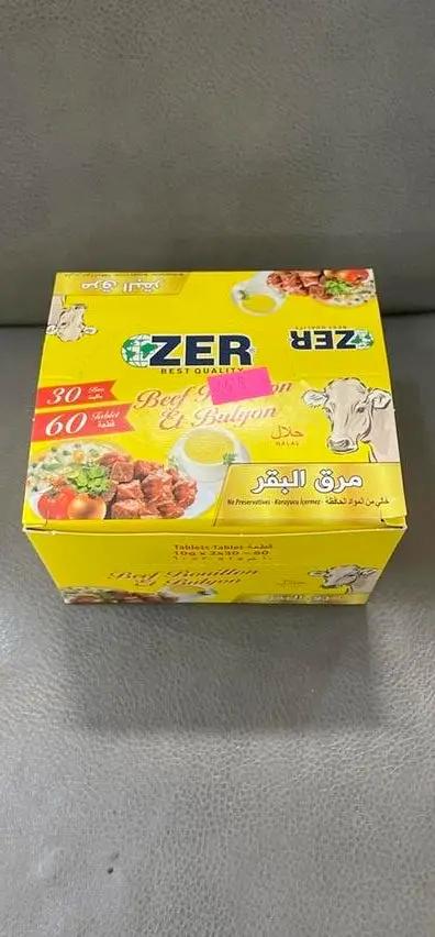 Zer beef bouillon 30 box by ZER