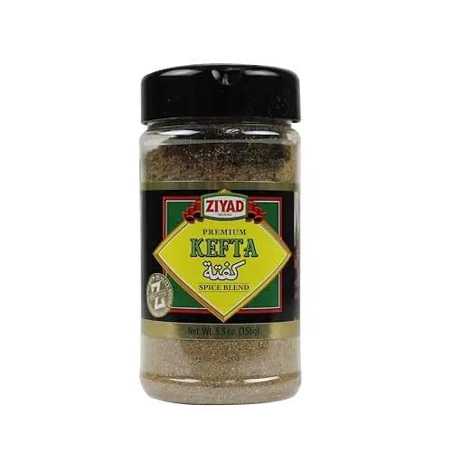 Ziyad Shaker Kefta (Kofta, Kafta) Powder, Perfect for Kofta Kebabs, Meatballs and Grilling, No Additives, No Preservatives, 5.5oz by ZIYAD