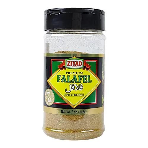 Ziyad Shaker Premium Falafel Spice Blend, Flavorful, Salt-Free, Vegan, Vegetarian, No Colors, No Additives, No Preservatives, 5oz by ZIYAD