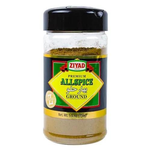 Ziyad Shaker Premium Allspice, Ground, Flavorful Spices, No Additives, No Preservatives, No Salt, No MSG, 5.5 oz by ZIYAD