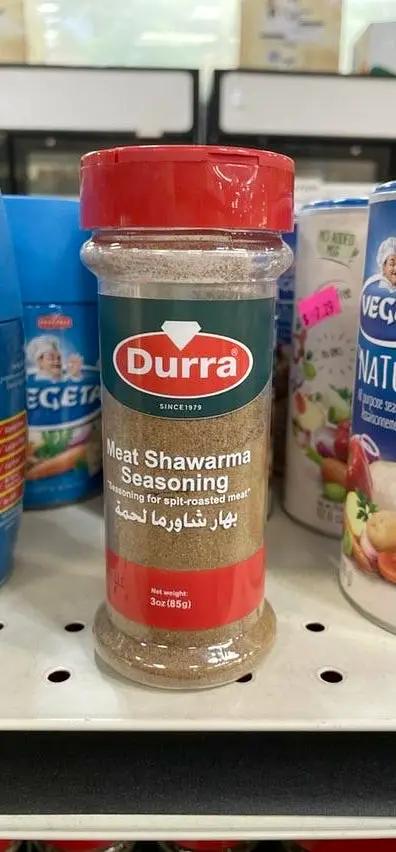 Durra meat shawarma seasoning by DURRA