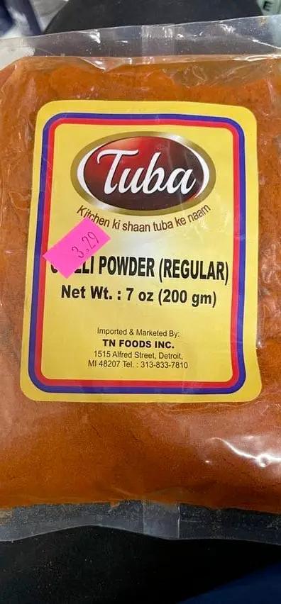 Tuba chilli powder 200gm by TUBA