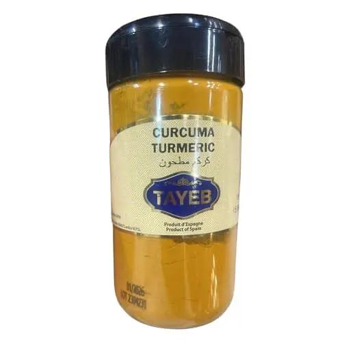 TAYEB Premium Spice Collection: Paprika, Ground Cumin, Turmeric, Black Pepper, & Ras El Hanout – Authentic Moroccan Flavors for Everyday Cooking (Ground Turmeric) by TAYEB
