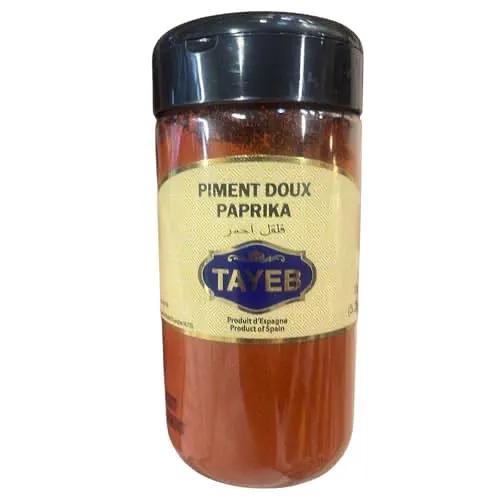 TAYEB Paprika Jar 170g – Authentic Moroccan Spice for Meats, Vegetables, Stews, & Marinades – Smoky-Sweet Flavor & Vibrant Color by TAYEB