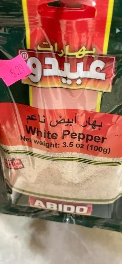 Abedo white pepper by ABEDO