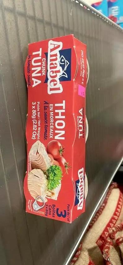 Anabel thon tuna chunk 3 cans by ANABEL