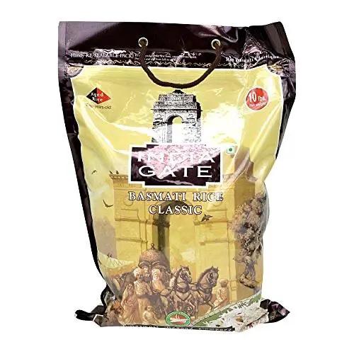India Gate - White Basmati Rice - Classic, 10 Pound by INDIA