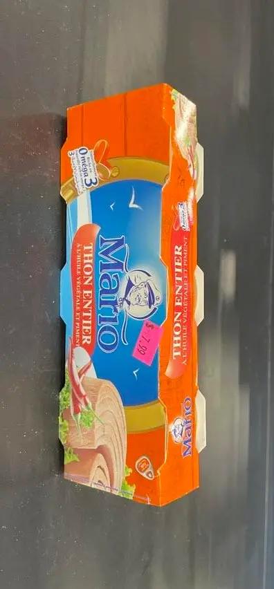 Mario tuna vegetable oil and papper 3 cans by MARIO