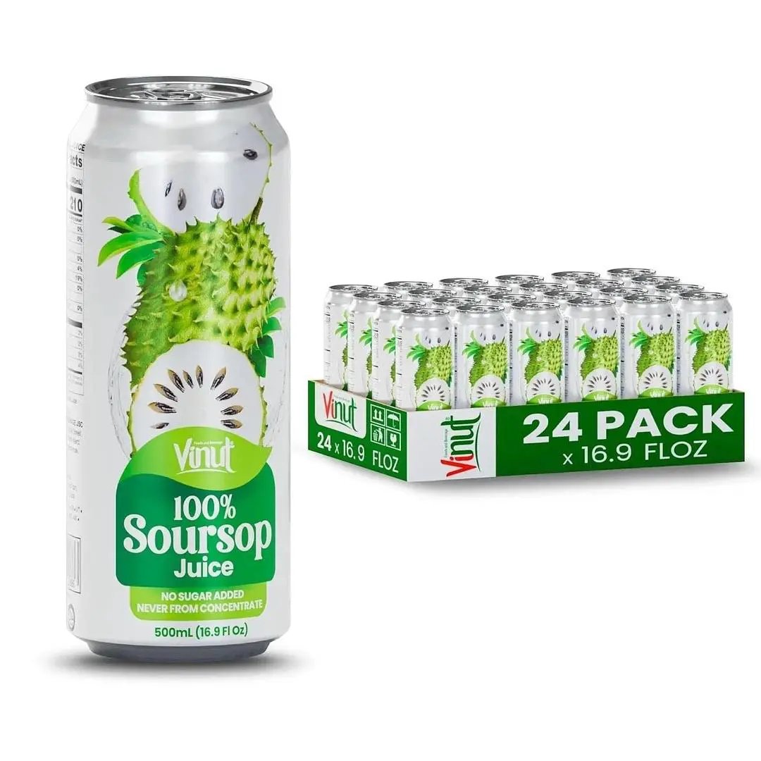 VINUT 100% Soursop Juice, No Added Sugar, 16.9 fl oz by VINUT
