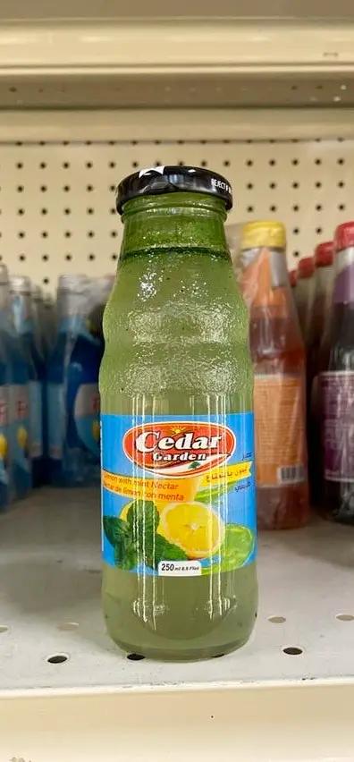 Cedar garden lemon and mint drink by CEDAR