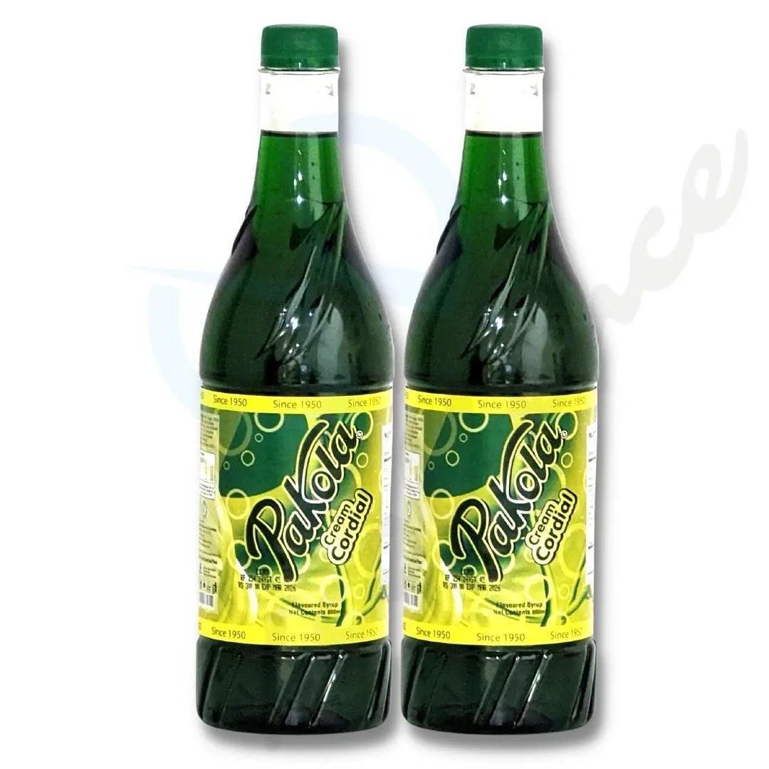 Pakola Cream Cordial Flavored Syrup (Product of Pakistan), 800ml Each by PAKOLA