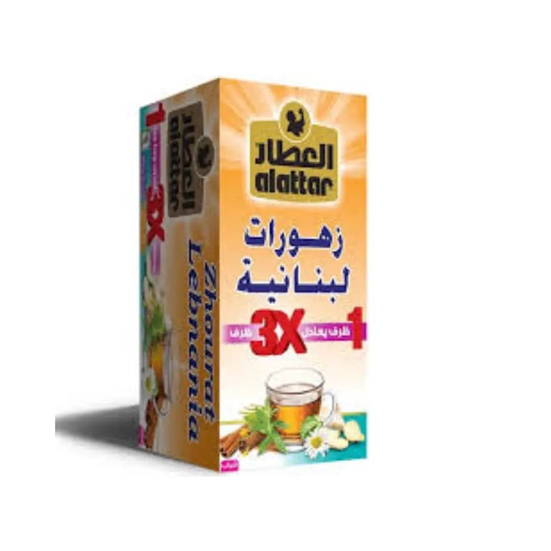 Zhourat Lebnania Tea Bag Al Attar Set of 20 Tea Bag العطار زهورات لبنانية by ZHOURAT