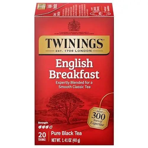 Twinings Pure Green Tea Individually Wrapped Bags, 20 Count (Pack of 1), Smooth & Refreshing, Caffeinated, Enjoy Hot or Iced, 20 Teabags by TWININGS