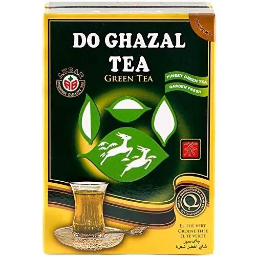 Do Ghazal Green Tea 17.63oz Premium Loose Green Tea Leaf 500g Box by DO