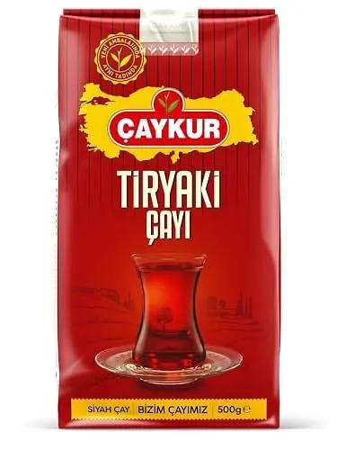 ÇAYKUR Tiryaki Turkish Black Tea, Strong Brew, Deep Reddish Color & Full-Bodied Flavor, High-Grown Tea Leaves, Loose Leaf Natural Tea 500g / 17.6 oz by ÇAYKUR