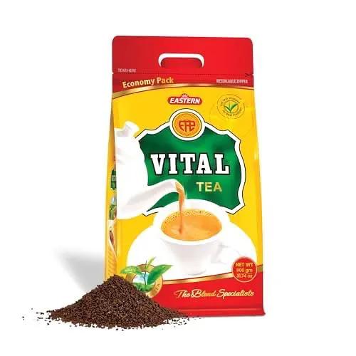 Vital Kilo Zip Pouch, Handpicked Kenyan Tea, Leaf Blend with Strong Caffeine, Bold & Full-Bodied Flavor, Ideal for Milk Tea & Black Tea, Loose Tea (31.74 oz) by VITAL