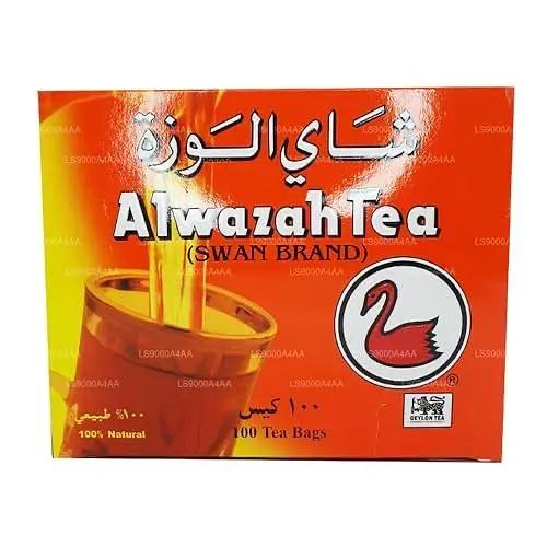 Alwazah Tea (Swan Brand) ceylon with cardamom 100-count 2-gram bags(pack of 1) by ALWAZAH