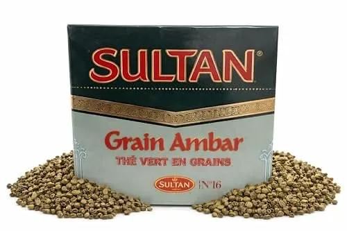 Green Tea Sultan Grain Ambar 200g – Pearl Gunpowder Green Tea for Traditional Moroccan Mint Tea by GREEN