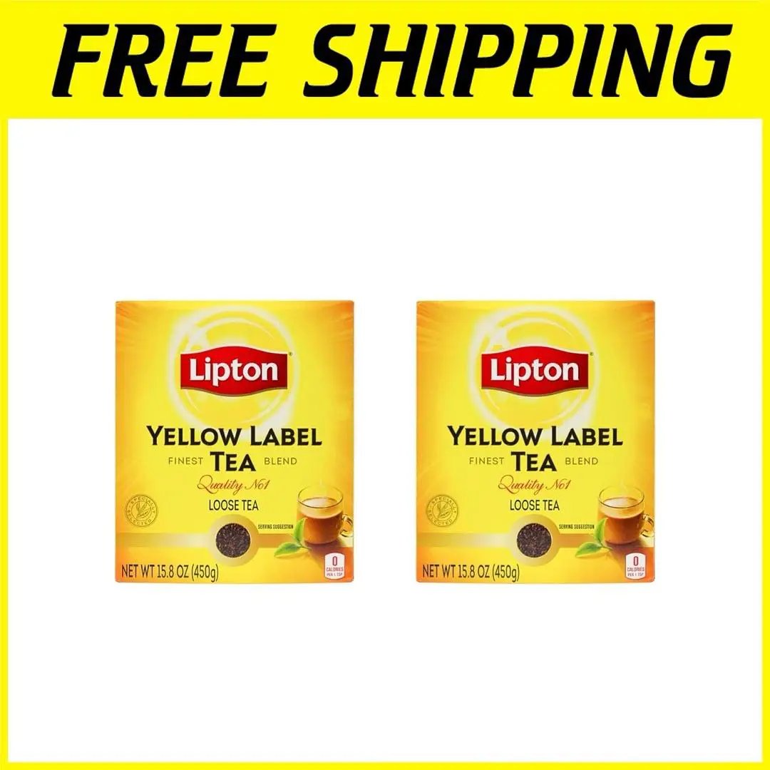 Yellow Label Black Tea - Rich Aroma, Smooth Taste (2 Pack)* by YELLOW