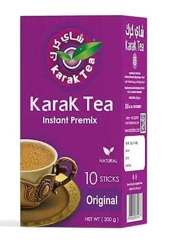 KARAK TEA Premix Powder SACHETS 200 G (Original) each packet 10 sachets by KARAK