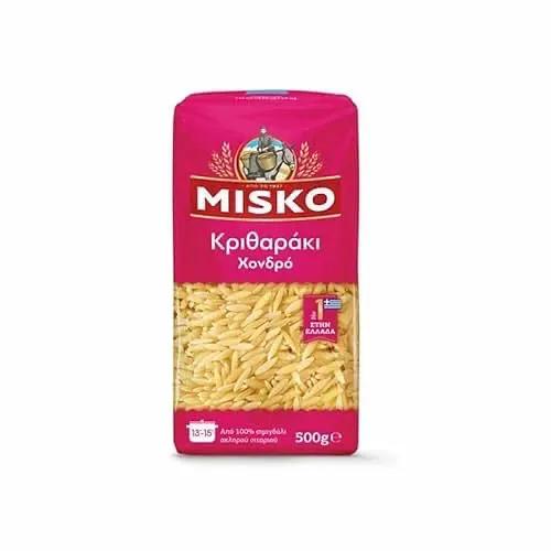 Misko Orzo Greek Pasta Noodles 500g (5 Pack) Risoni Large by MISKO