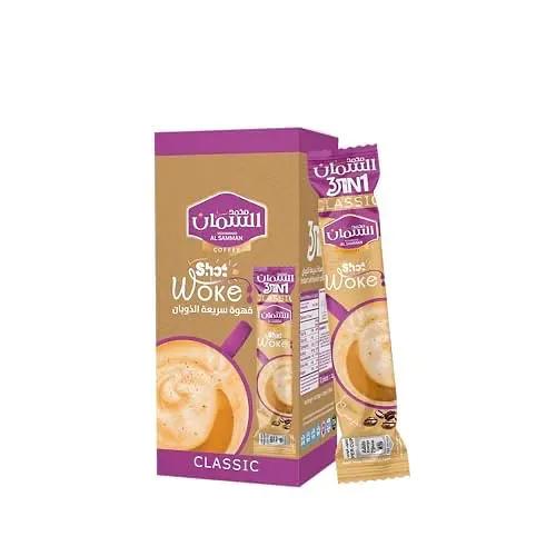 Mohammad Al Samman Shot Woke 3-in-1 Instant Coffee, 10 Packets by MOHAMMAD