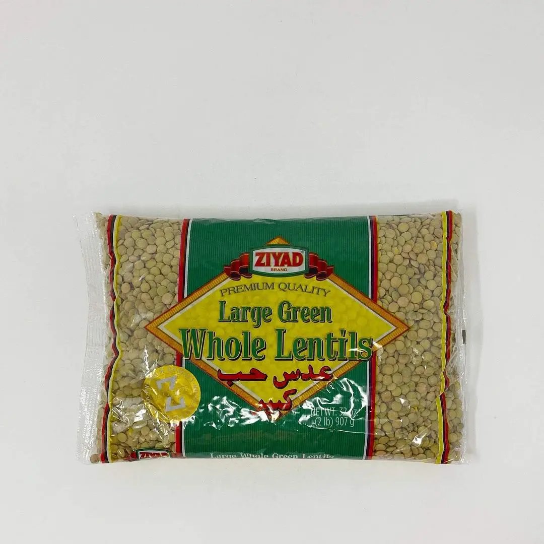 Ziyad large Green whole Lentils1-2 Lb by ZIYAD