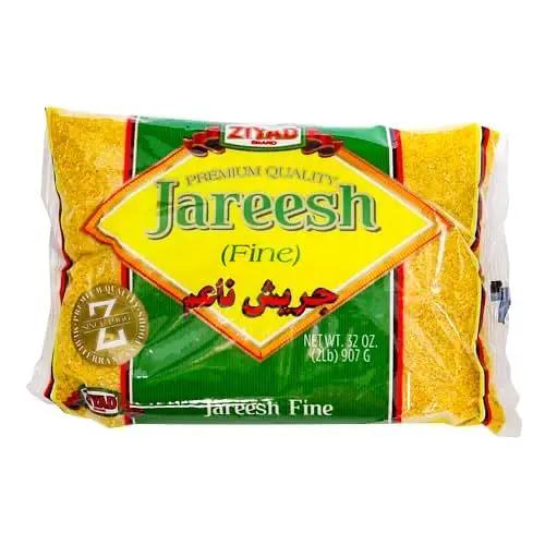 Ziyad Premium Quality Jareesh Fine– Finely Ground, Smooth Wheat Cereal – High Fiber, No Cholesterol/Salt – Vitamin-Enriched, Vegan – Quick 30 Min Prep – Versatile for Sweet & Savory Dishes, by ZIYAD