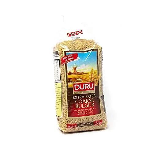 Duru Extra Extra Coarse Bulgur, 35.2oz (1000g), Wheat Berries,100% Natural and Certificated, High Fiber and Protein, Non-GMO, Great for Vegan Recipes, Better than Rice by DURU