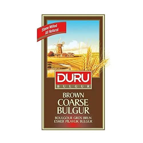 Duru Brown Coarse Bulgur, 35.2oz (1000 g), Wheat Berries, 100% Natural and Certificated, High Fiber and Protein, Non-GMO, Great for Vegan Recipes, Better than Rice by DURU