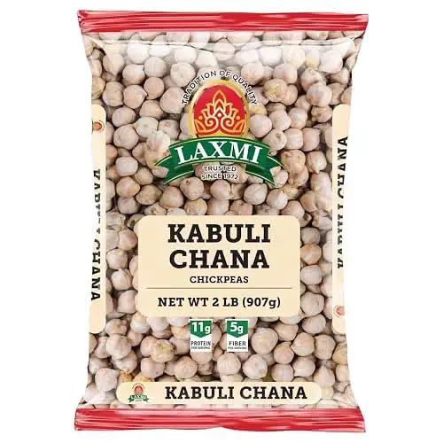Laxmi Brand Kabuli Chana, Whole Chickpeas, House of Spices (2lb) by LAXMI