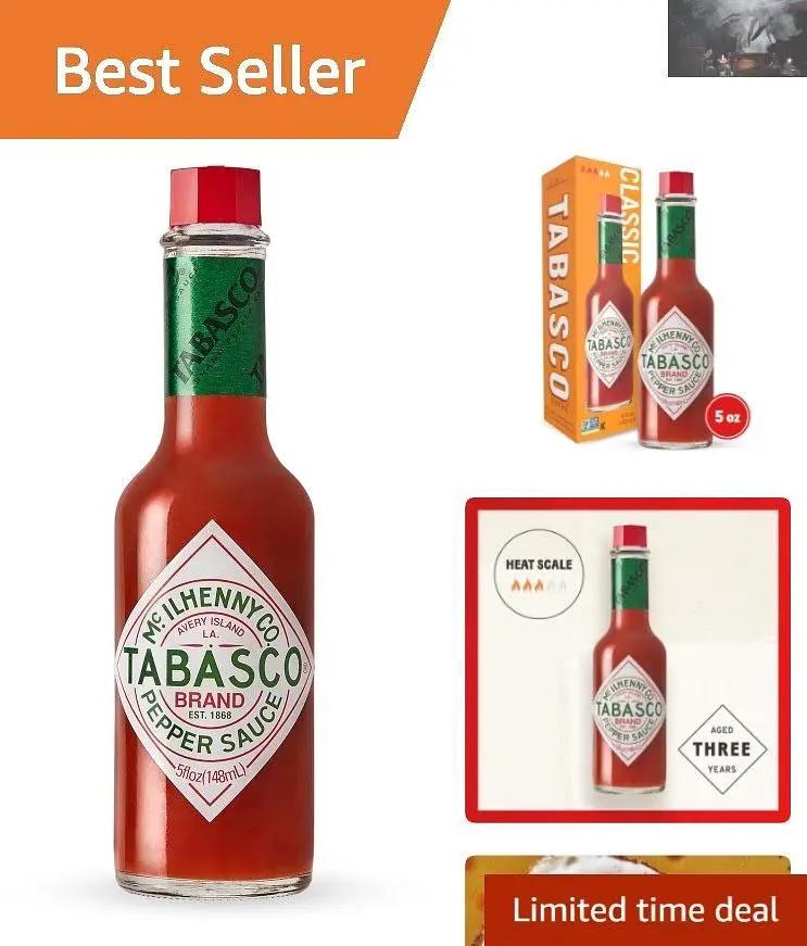 Classic 5 Fl Oz Red Pepper Sauce - Perfect for Tacos & Dips by CLASSIC