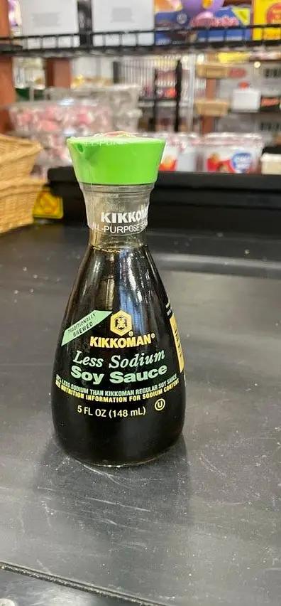 Kikkoman less sodium soy sauce by KIKKOMAN