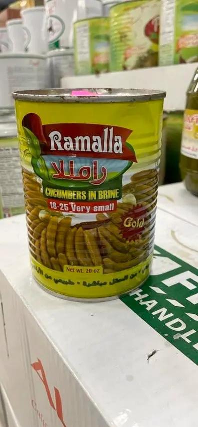Ramalla cucumbers pickles in brine by RAMALLA