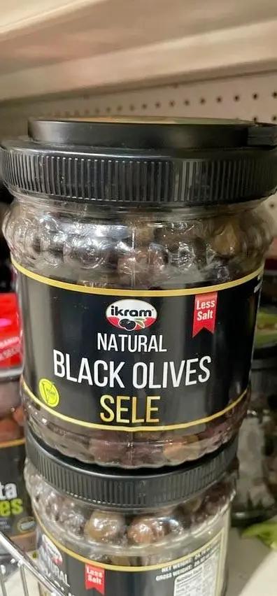 Ikram black olives less fat by IKRAM