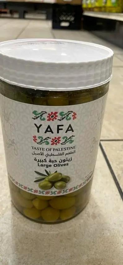 Yafa green large olives by YAFA