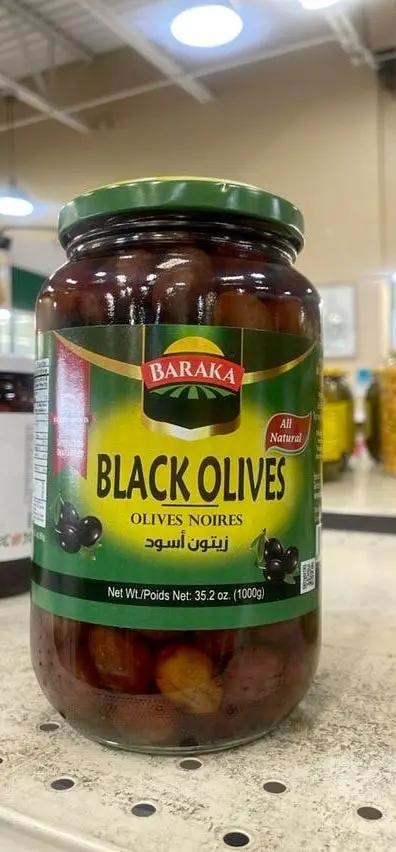 Baraka black olives by BARAKA