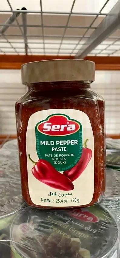 Sera Mild Pepper Paste 25.4oz (720g) Biber Salcasi by SERA