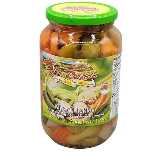 Al Dayaa - Mixed Pickled Vegetables, Lebanese Style, 35 oz (1000g) by AL