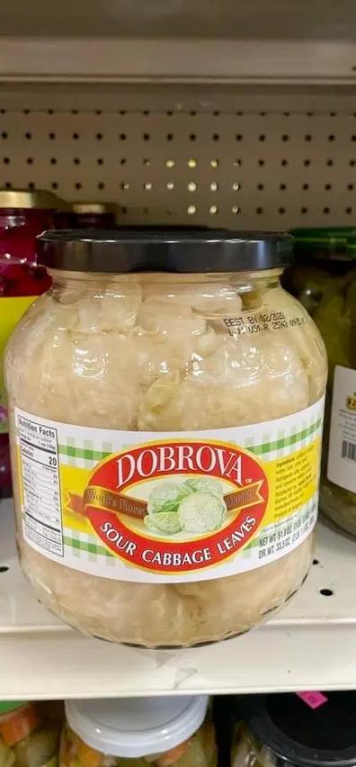 Dobrova sour cabbage leaves by DOBROVA