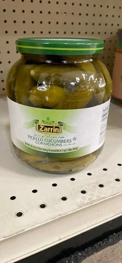 Zarrin pickled cucunmbers by ZARRIN