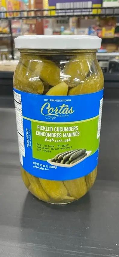 Cortas pickled cucumbers by CORTAS