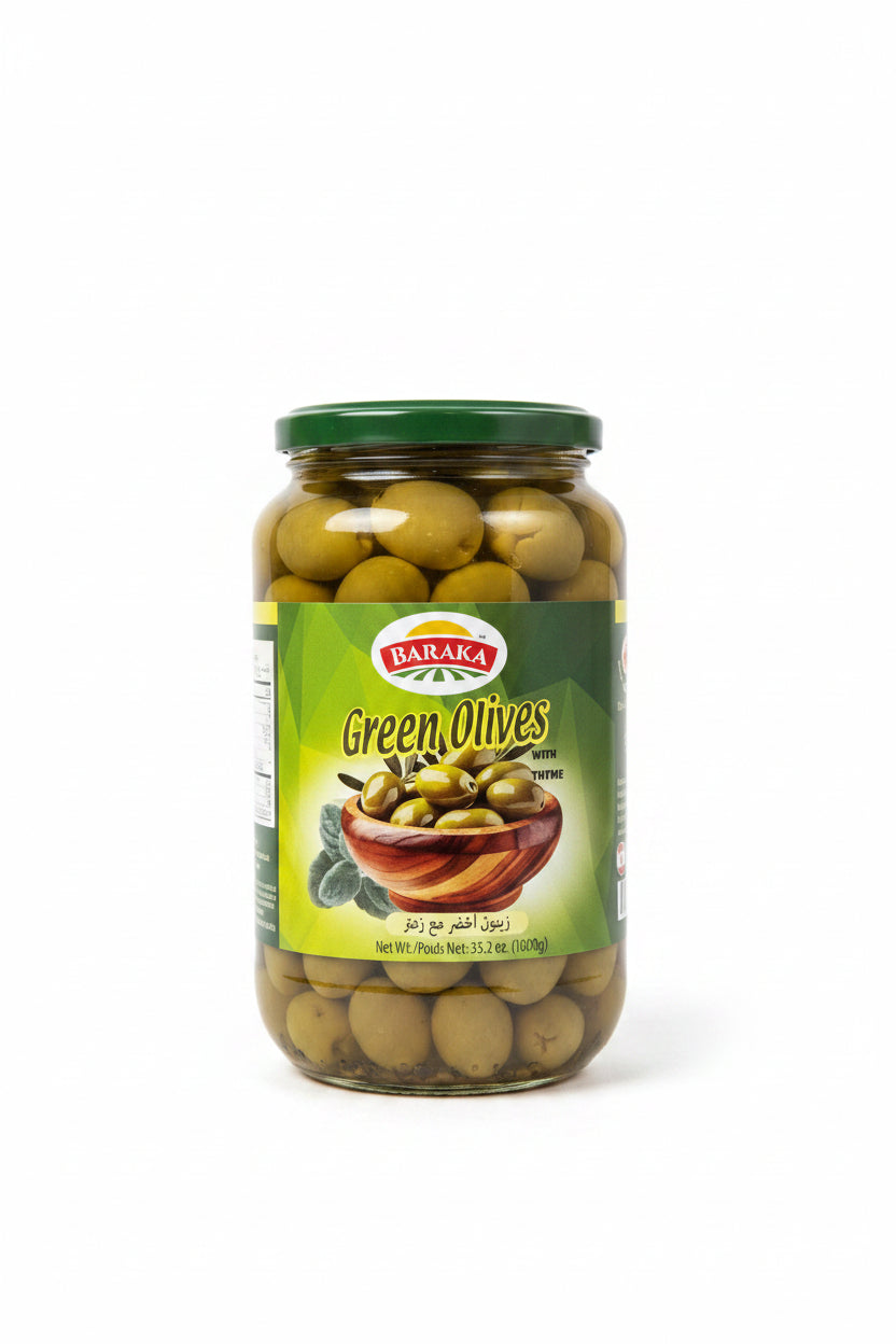 Baraka green oilves with thyme by BARAKA