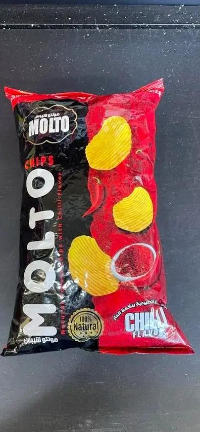 Molto chips with chilli flavor by MOLTO