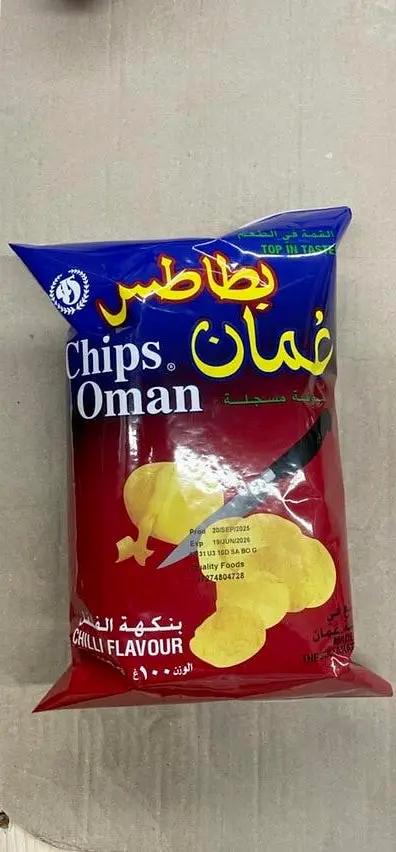 Oman chips chilli flavour by OMAN