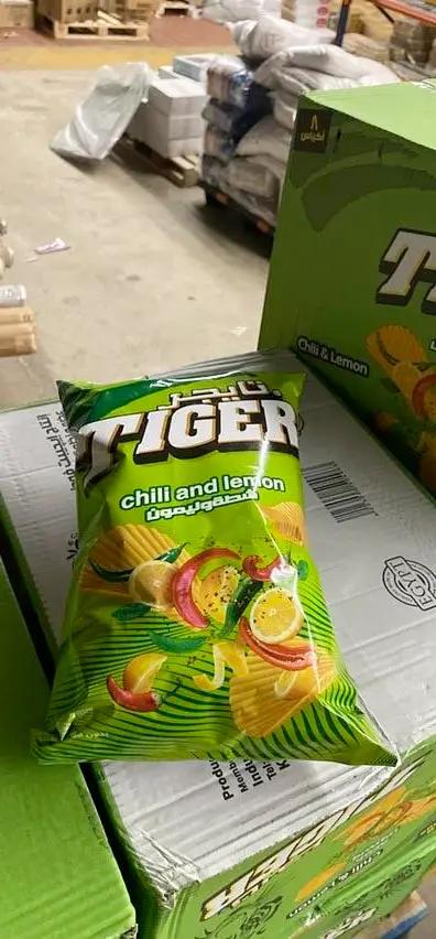 Tiger chips chilli and lemon by TIGER