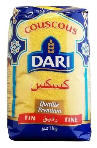 Dari Moroccan Couscous 1kg, 2.2lb (Fine, 1 Pack) by DARI